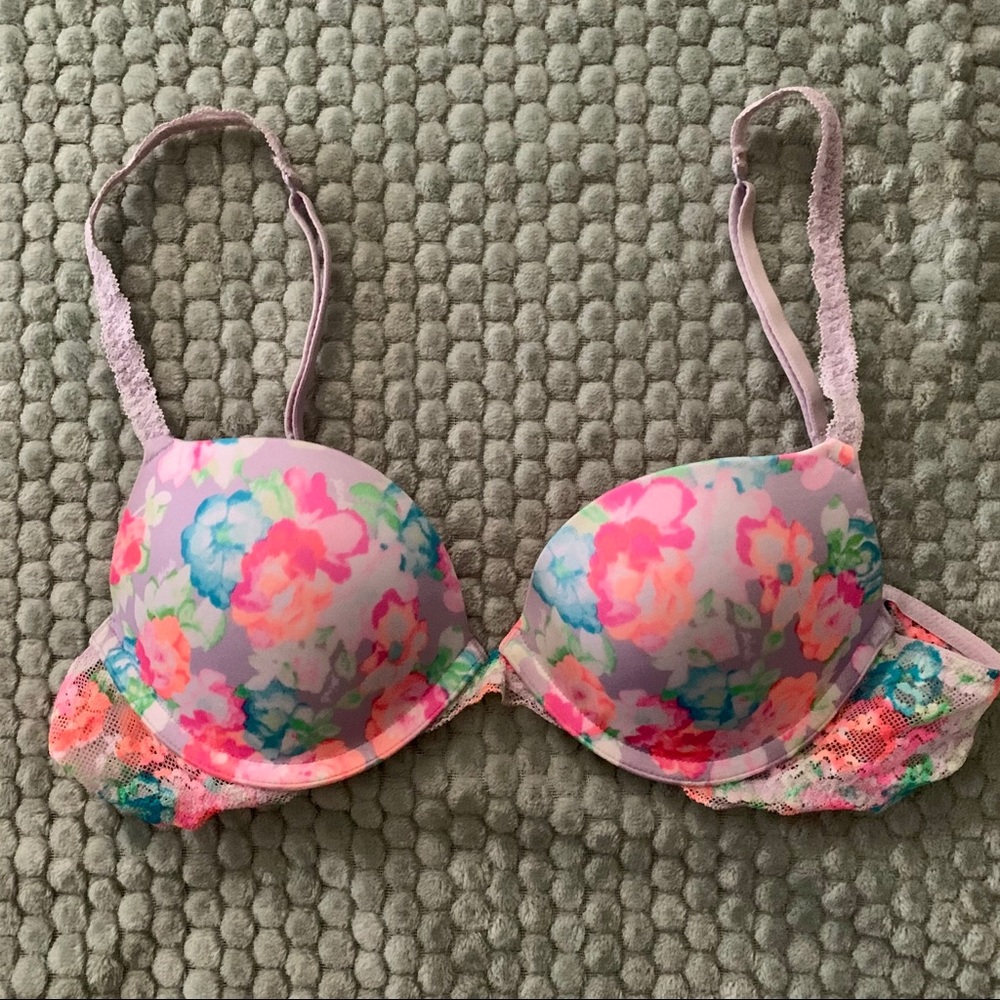PINK by Victoria’s Secret Floral Push-up Bra 34B